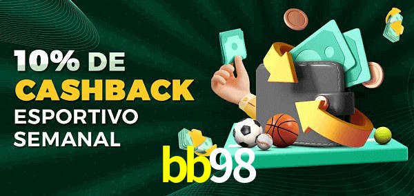 10% de bônus de cashback na bb98